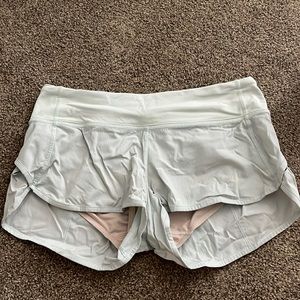 Light blue Speed up short low-rise 2.5